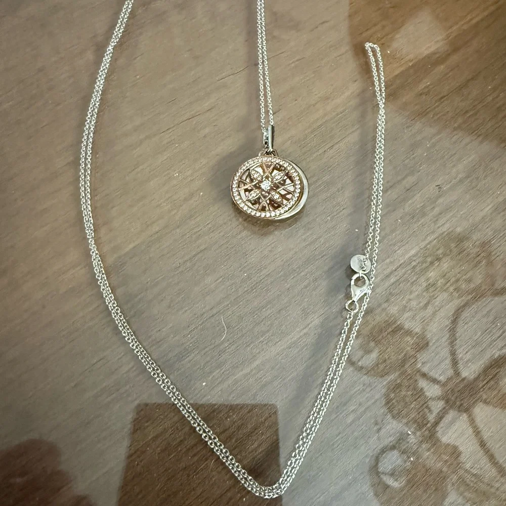 Waterford Rose Gold Pendant Necklace - Picture 2 of 4